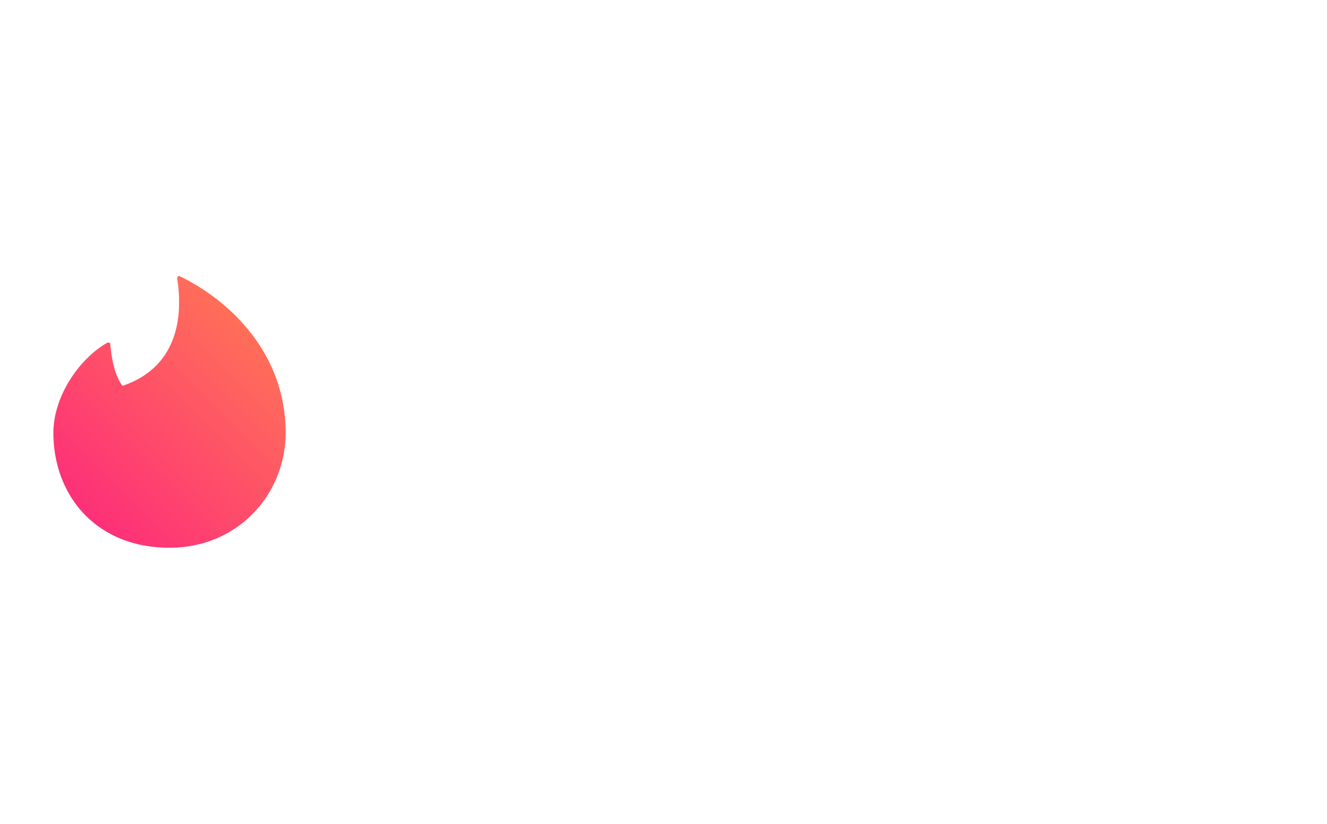 Tinder Logo White